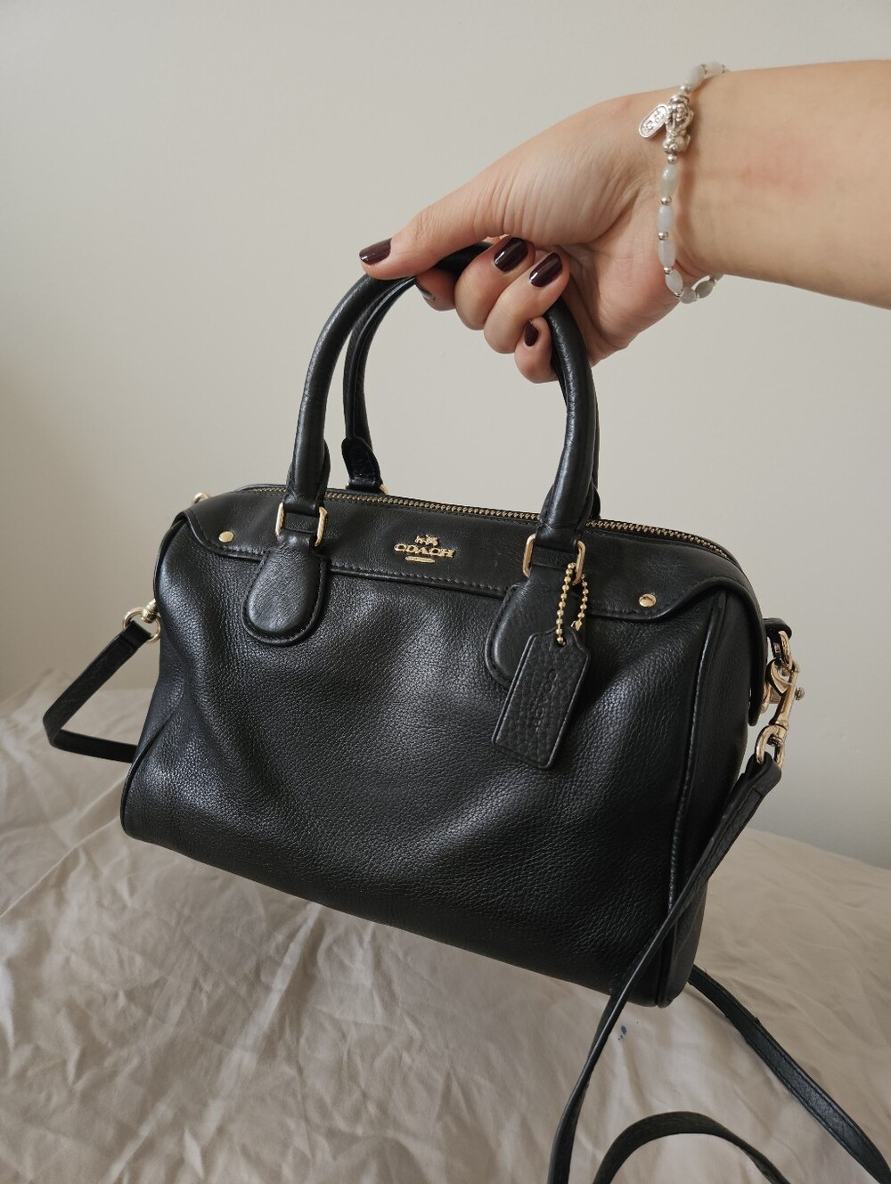 Coach Bennett Satchel Bag Black
